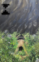 Martyna Stefaniak (V rok/M), Bez tytułu, olej na płótnie, 2019 