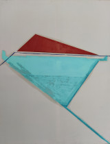 Justyna Wolska (IV rok/GW), Bez tytułu, olej na płótnie, 170 x 130 cm, 2020