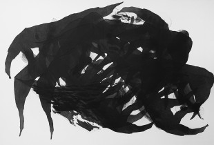 Konrad Oleksiak, Bez tytułu, intaglio, 100x70cm