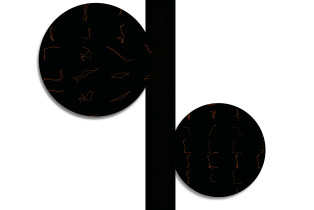 Jakub Padula "Ślady", fragment wizualizacji wystawy