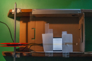 Jan Kukułka "Księżyc i Beatrycze" digitalizacja taśmy filmowej 2 x 8 mm,  obiekt