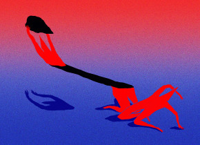 1 Katarzyna Jankowiak, Błąd, sitodruk, 40x60 cm, 2019 r