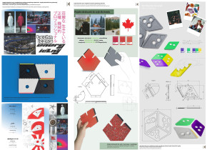 Obiekt przenoszący cechy osoby lub miejsca. Projekt skrobaczki do szyb.