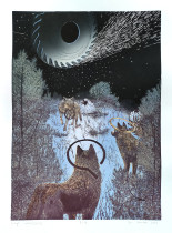 Igor Kociński linoryt wielomatrycowy 68 x 48 cm Igor Kociński