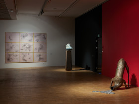 "Wnyki" - Galeria Sztuki Współczesnej BWA Sokół, Nowy Sącz 2025. Fot. Grzegorz Jaworski.