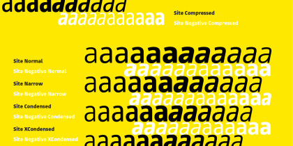 Site, rodzina krojów pisma