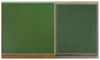 Tablica, 2019, olej płótno, 120x205cm - [fot Adam Gut] 