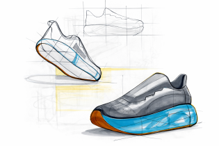 Forma złożona rysunek flamastrami i cienkopisem.