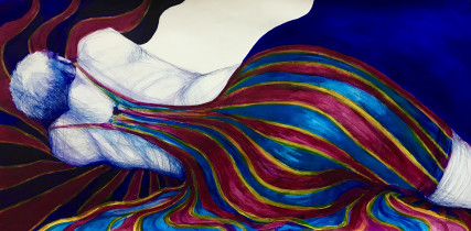 Leżąc na balkonie / Małgorzata Kandziora / 2022