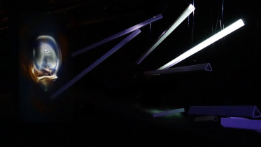 Żródło – instalacja multimedialna, 2016 1+1 Art Centre Beijing