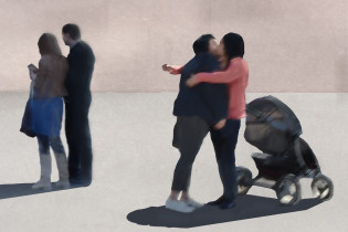 Magdalena Niemiec, Język ciała, Druk cyfrowy, 70 x 100 cm, 2017