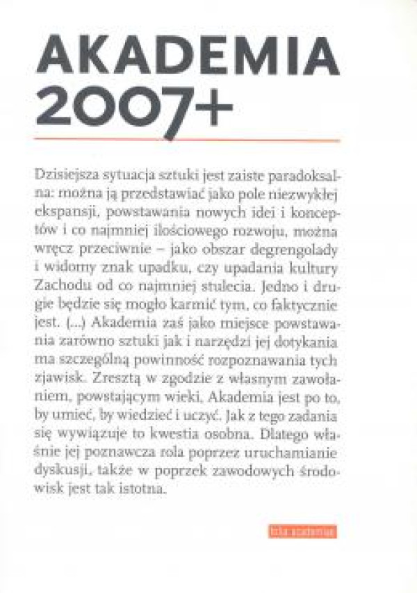Akademia 2007+